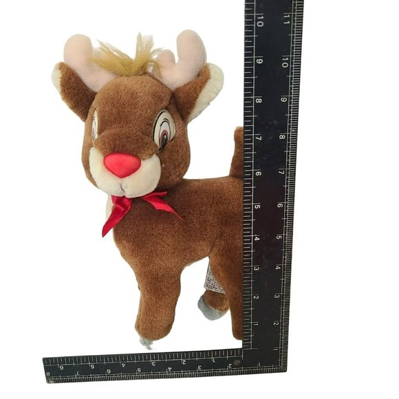 VTG Applause Rudolph the Red Nosed Reindeer 10" Plush Stuffed Christmas R.L. May - Picture 6 of 8